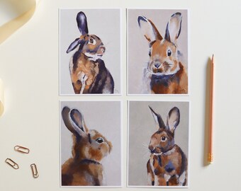Easter cards set of 4