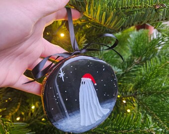 Christmas ornament santa ghost