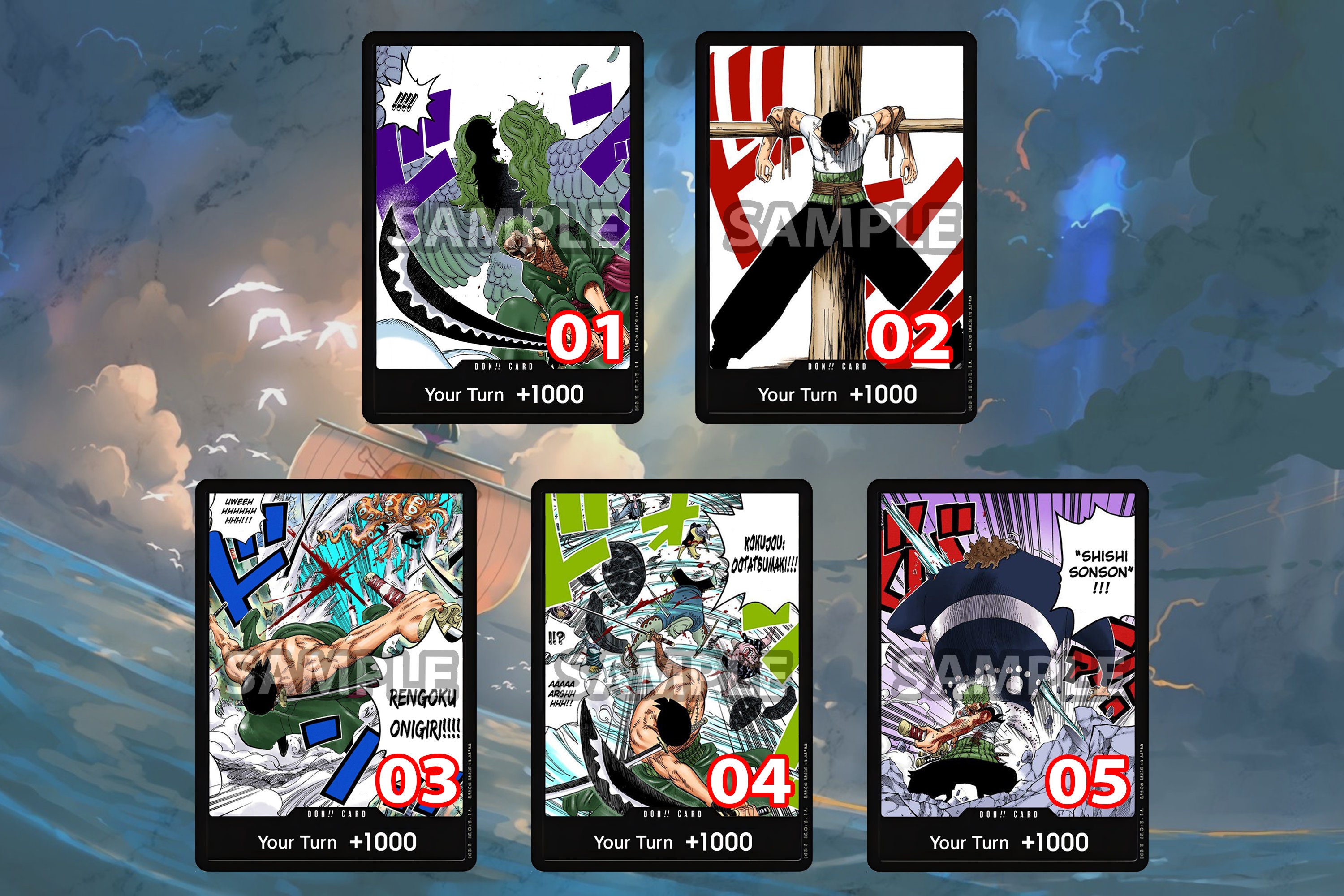 One Piece Card Game AR Carddass Zoro VR