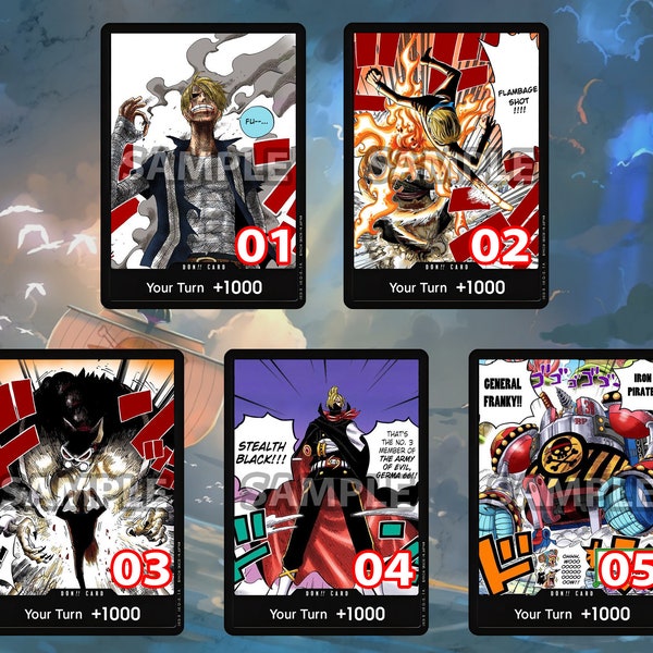 Custom Don One Piece Cards Etsy