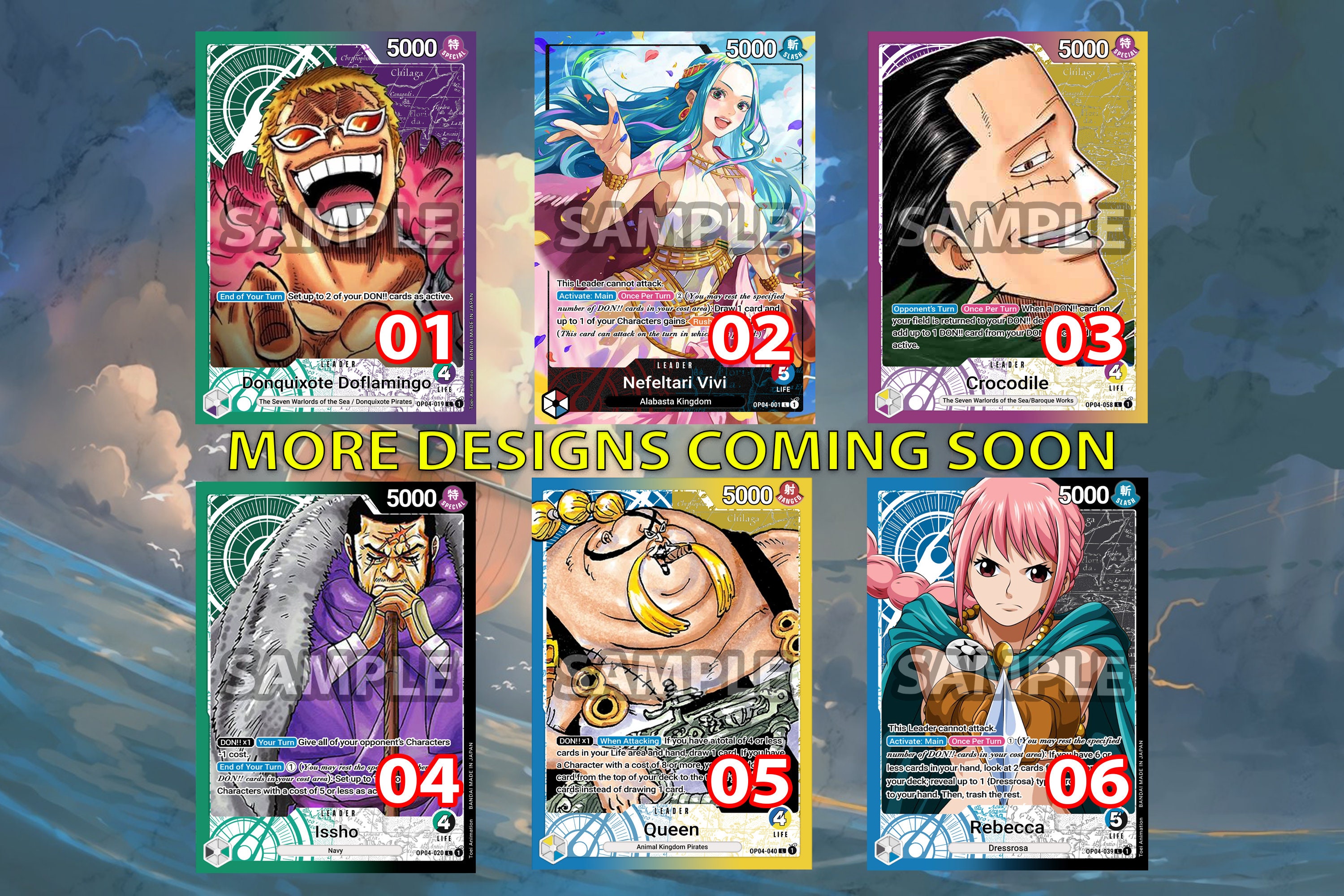 Seeing the release of one piece cards , i made my own version of one piece  Trading cards , what you think ? : r/OnePiece