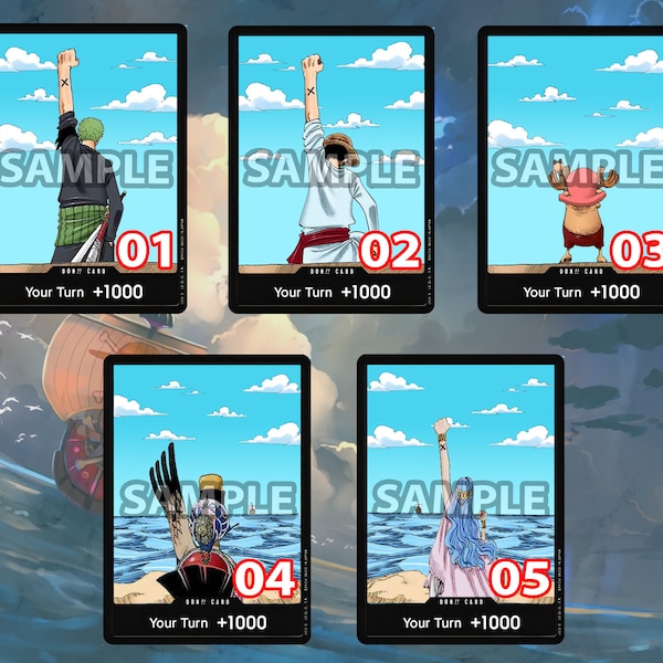 Custom Don One Piece Cards Etsy