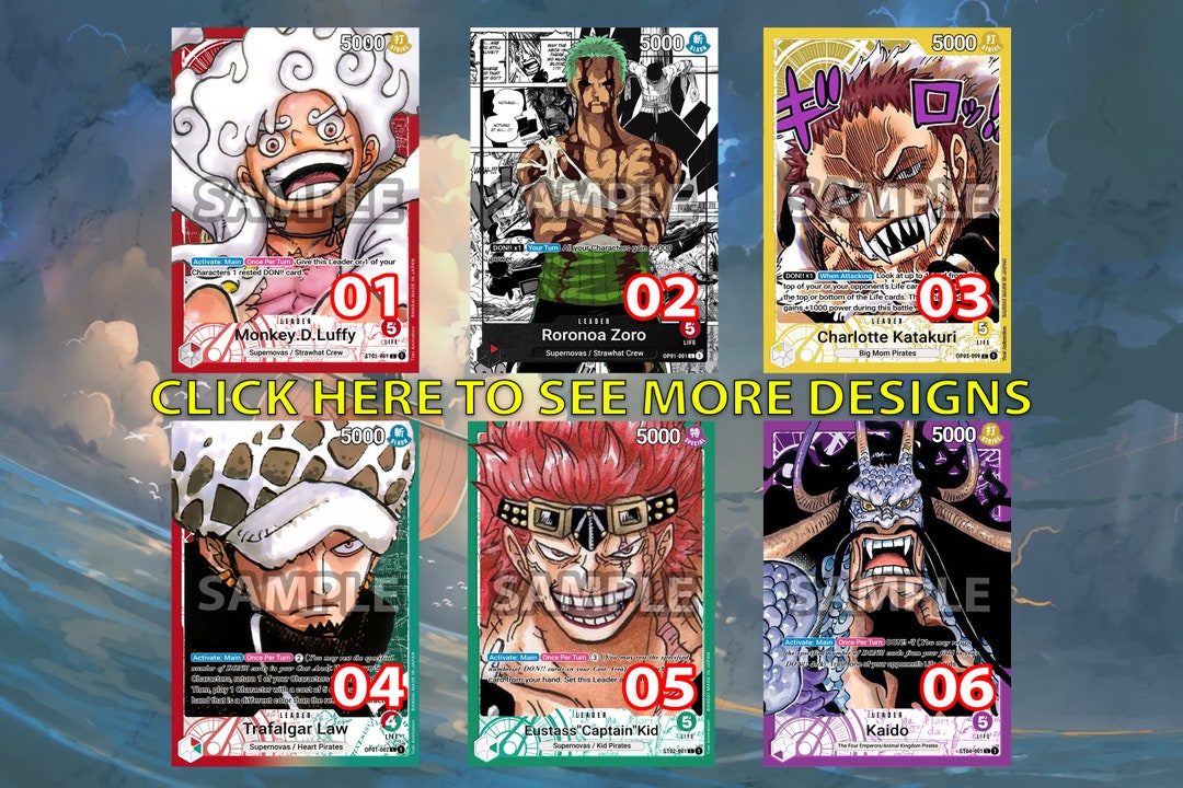 Custom Luffy Gear 5 Card / TCG / Character 