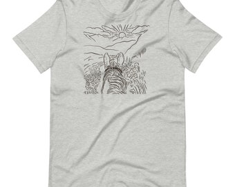 Horizon Horse Earth Tone Unisex t-shirt