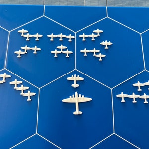 3D Printed Plane | 1/900 Scale | Miniature  Plane | WWII War Plane | 3D Military Plane |  Tabletop Game Pieces | War at Sea | Victory at Sea