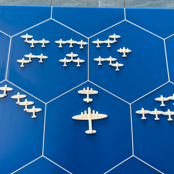 3D Printed Plane | 1/900 Scale | Miniature  Plane | WWII War Plane | 3D Military Plane |  Tabletop Game Pieces | War at Sea | Victory at Sea