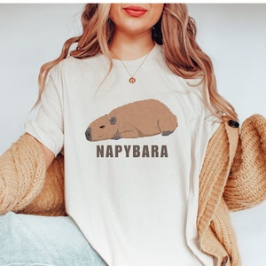 Funny capybara shirt, animal capybara lovers gift, capy-bara tshirt, capy bara t-shirt Cute capybara tee, capbybara for her, capybara rodent