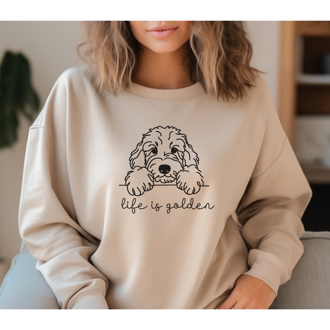 Goldendoodle Sweatshirt, Doodle Dog Mom Gift, Golden Doodle Sweater