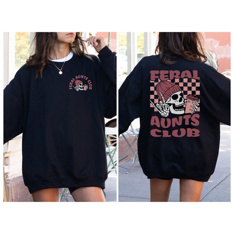 Retro Cool Aunts Club Sweatshirt - Lustiges Auntie Design Für Coole Tanten