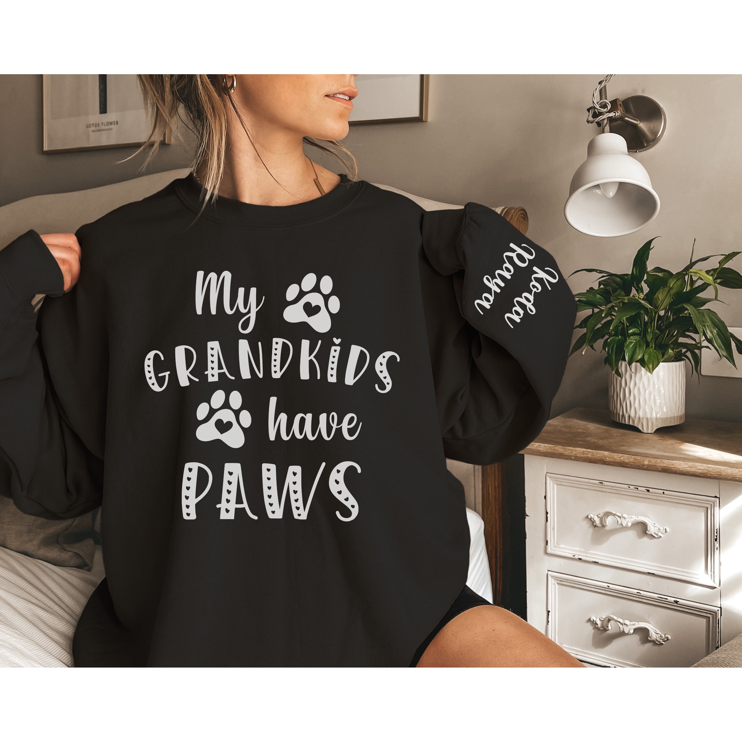 Dog Grandma Sweatshirt Pet Grandparent Dog Grandparent Gift Etsy