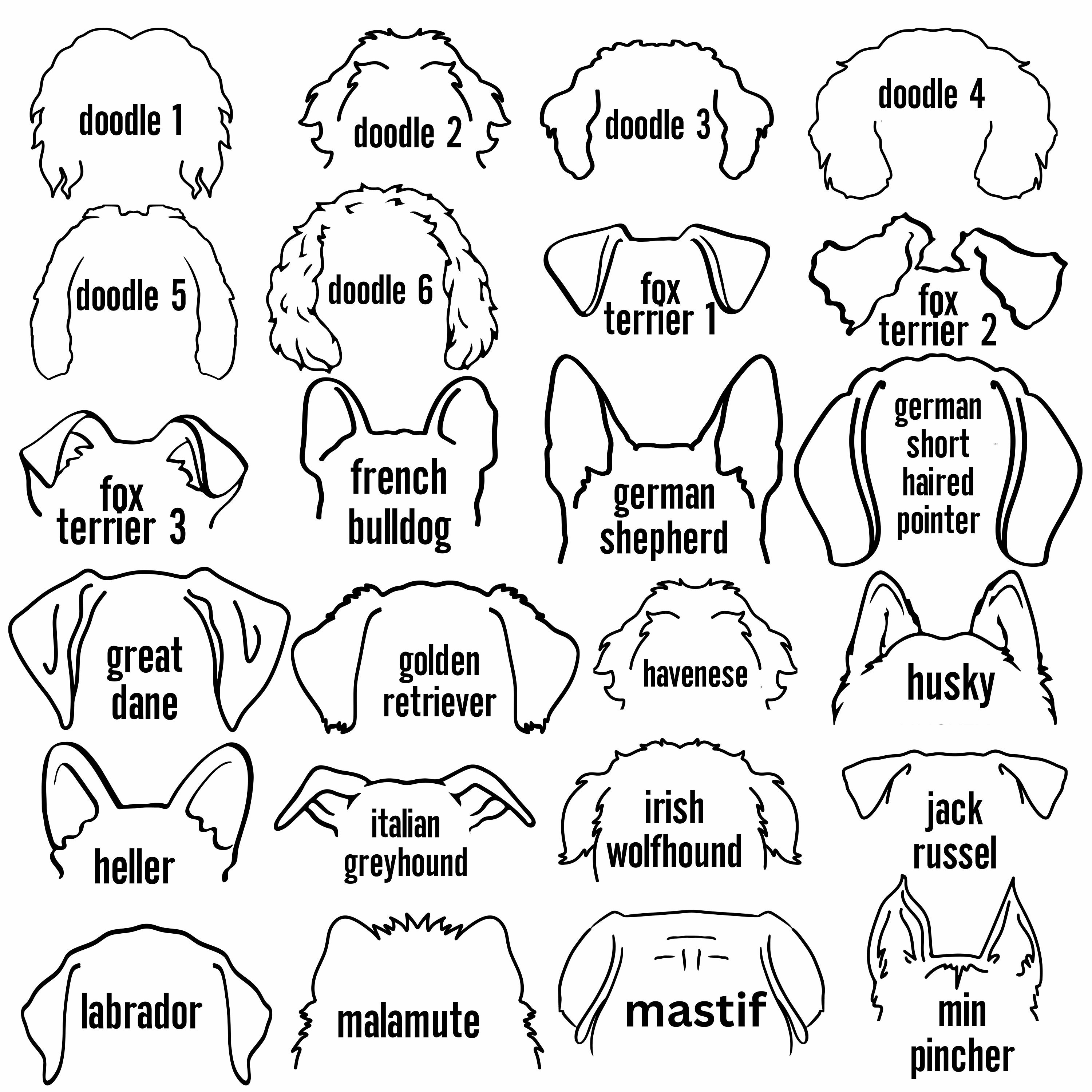 Dog Ear Custom Sweatshirt, Personal Dog Gifts, Customized Dog Mom