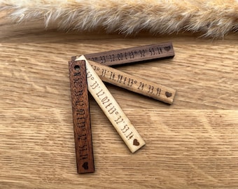 Schlüsselanhänger mit Gravur Koordinaten