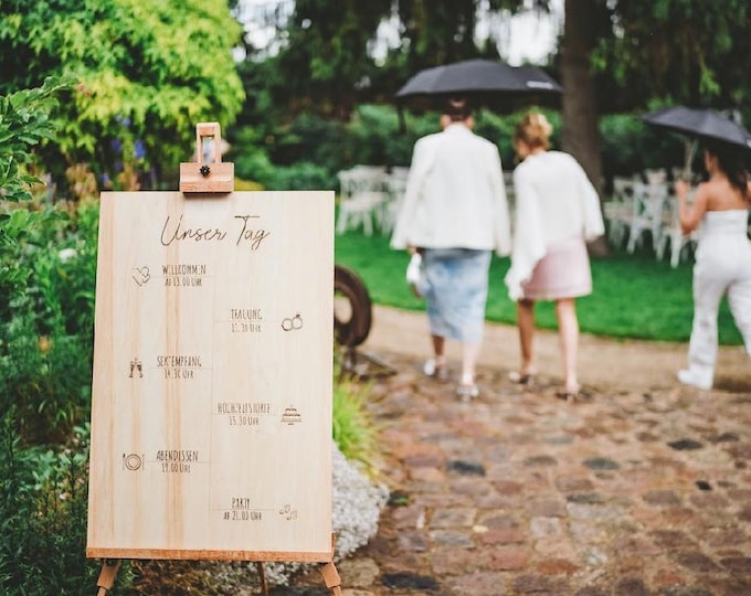 Featured listing image: Hochzeitsdekoration Schilder personalisiert