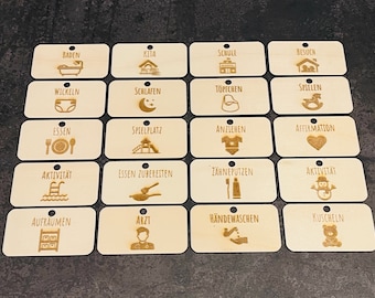 Routine cards for toddlers