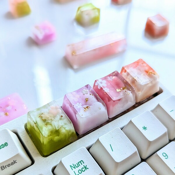 Cherry Blossom Keycap Etsy