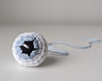 Patrón de ojo de monstruo de ganchillo: Tutorial de Amigurumi para principiantes (Patrón PDF)