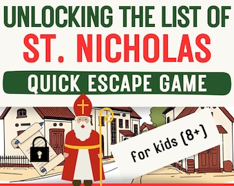 St. Nicholas Escape Room – Kids Group Puzzle Activity (PDF)