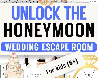 Wedding Escape Room for Kids: Honeymoon Puzzle (Digital Download)
