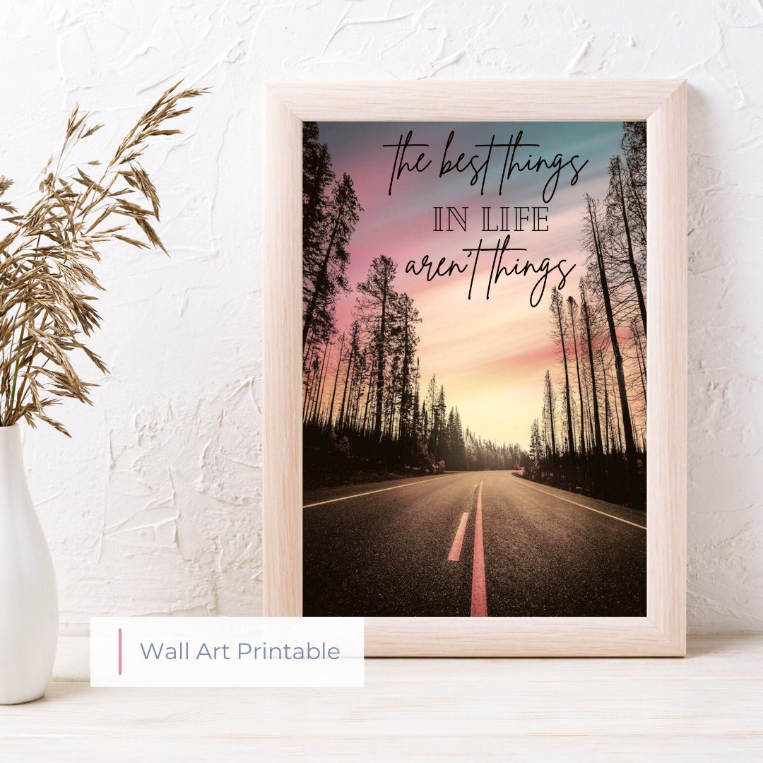 Inspirational Quote Gallery Wall Art Printable Wall Art Etsy