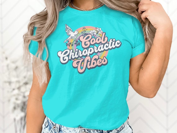 Cool Chiropractic Vibes, Funny Chiropractic T-shirt, Chiropractor