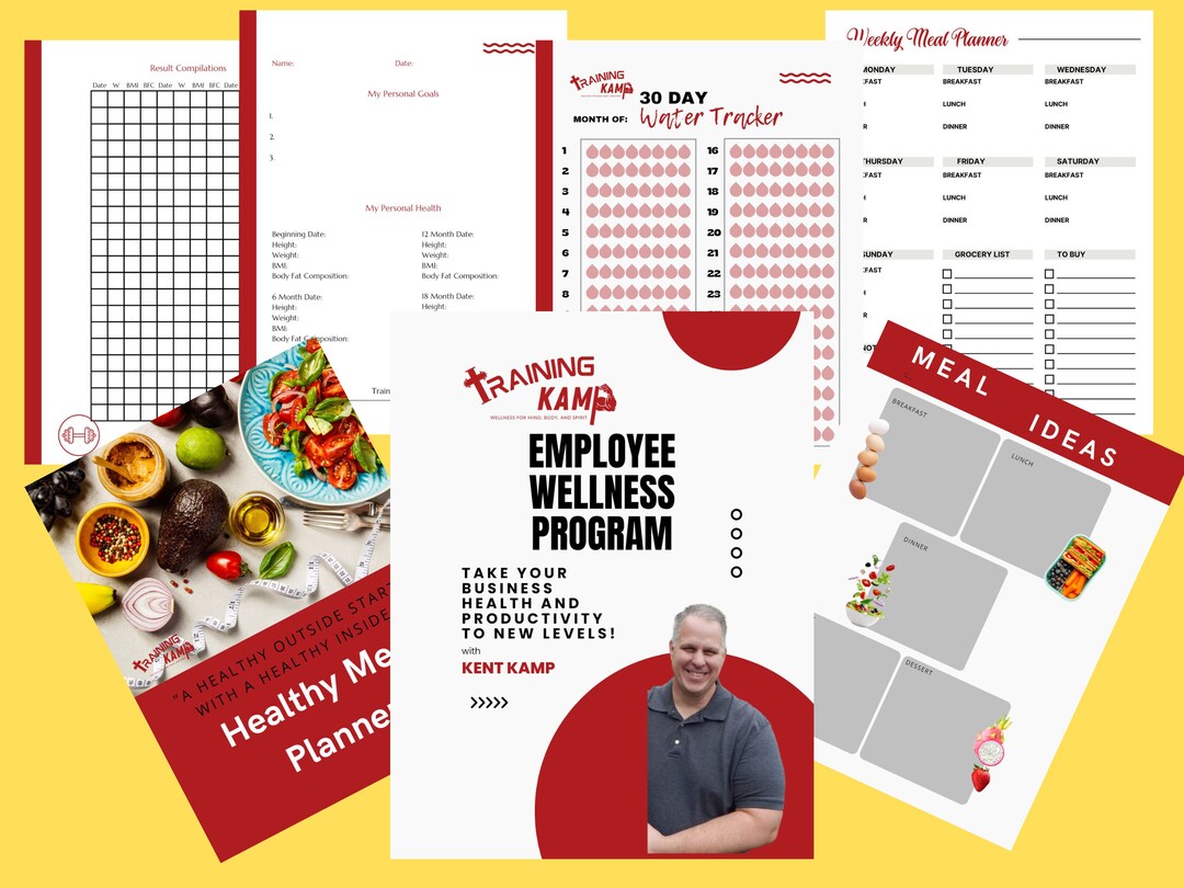 Training Kamp Employee Wellness Program Etsy