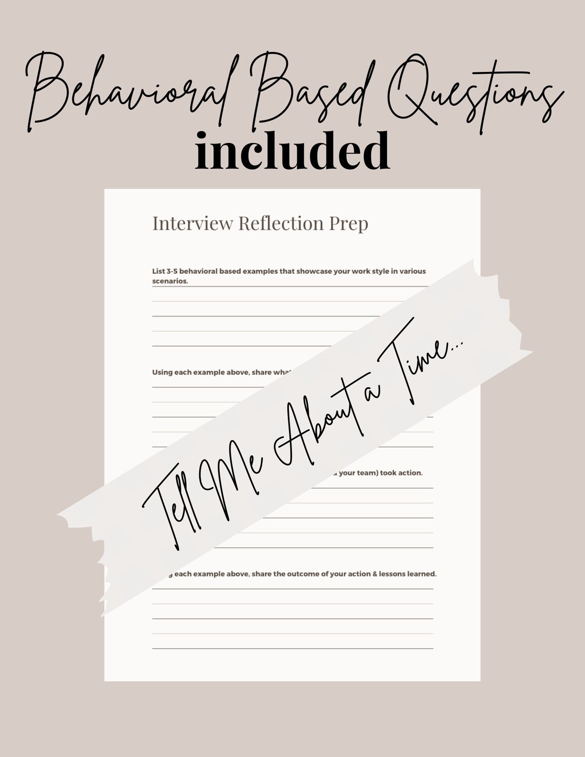 Interview Guide Bundle | Interview Steps to Success | Must Ask ...
