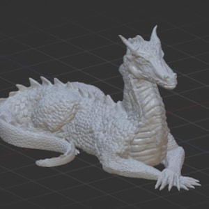 Drachen 3D Druck als STL Datei