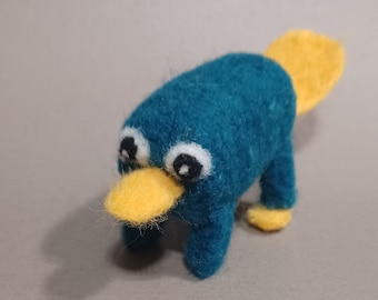 Needle Felted Perry the Platypus. Phineas and Ferb. Very Adorable!