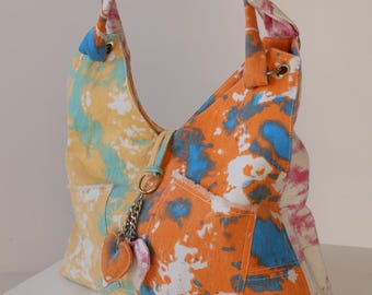 Sac porté épaule en denim ou jean vintage recyclé