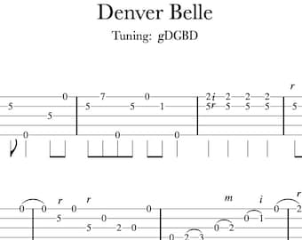 Denver Belle Banjo TAB