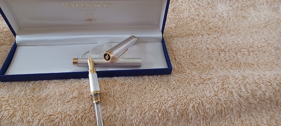 Waterman Gentleman Sterling Fountain Pen Barleycorn (F nib, 18kt)