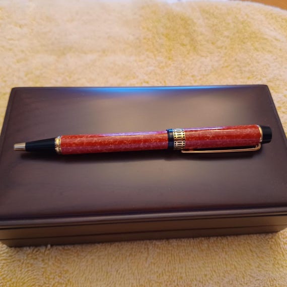 Waterman Cardinal Red Unused Ball Point Pen M blue refill