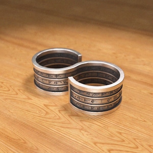 Ring of Spell Storing - Sterling Silver, Adjustable, Unisex, Fantasy-Inspired Accessory - Unique Gift for RPG Fans, Magic Enthusiasts