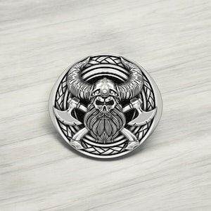 Viking Skull Ring 925 Sterling Silver Norse Mythology Jewelry for Men Women Handmade Gothic Nordic Warrior Gift Viking Accessories
