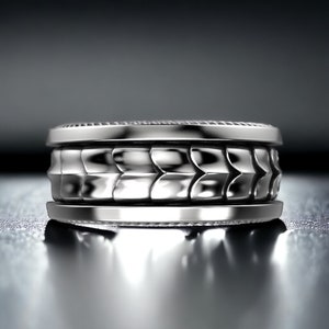 Scales of the Dragon Ring 925 Sterling Silver, Intricate Fantasy Jewelry for Men and Women, Unique Handmade Dragon Scale Design
