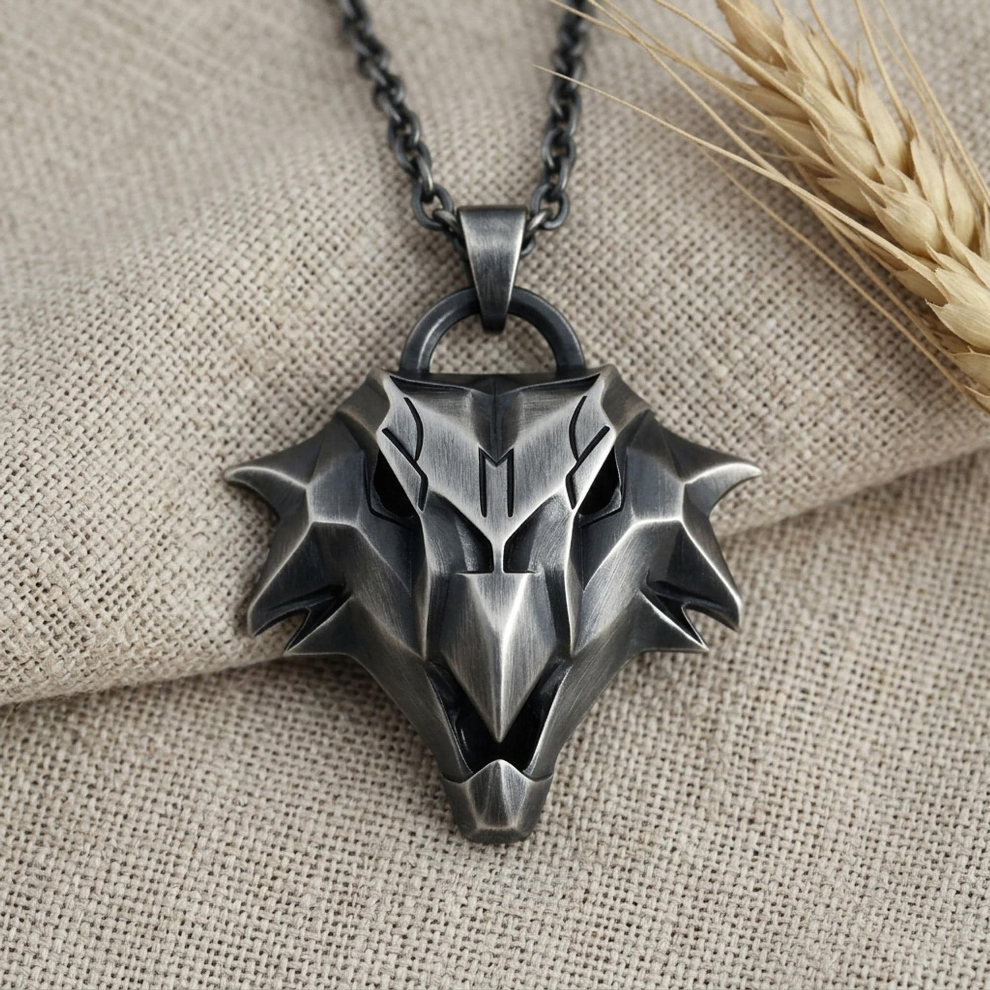 Griffin School Pendant Necklace 925 Sterling Silver, Handmade
