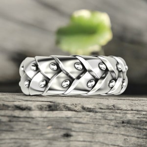 Ring Hotel de Ville de Paris 925 Sterling Silver, Elegant Historical Jewelry for Men and Women, Handmade Detailed Paris Design