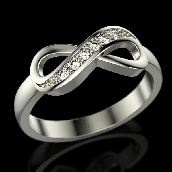 Infinity Women Ring - Etsy