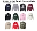 Unisex Blank Sweatshirts, Plain Adult's Sweatshirts, Wholesale Sweatshirts in Bulk, Basic Crewneck Sweatshirts, Outlash Wear