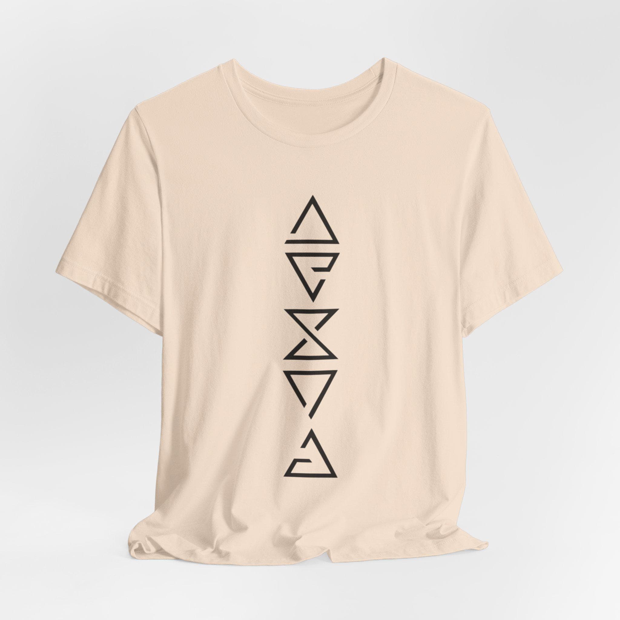 ウィッチャーサインTシャツ：幾何学的なルーン文字、ビデオゲームT