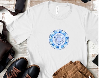 Ironman inspiriert Reactor T-Shirt: Superheld Geek Stil