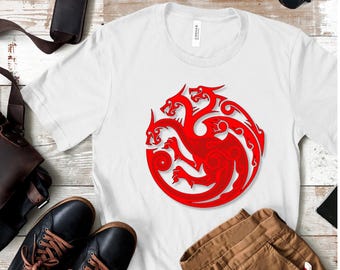 Dragon Fantasy Unisex Tee Shirt: Medieval Lore Fandom Apparel