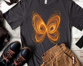 Butterfly Effect Lorenz Inspired Shirt, Chaos Theory Attractor Tee, Physics Gift, Math Teacher Gift, Science T-Shirt