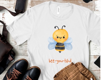 Bienchen-du-tiful T-Shirt | Biene | schön | Sie | Frühling | Frauen T-Shirt | niedlich