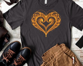 Fourier Heart Inspired Shirt, Epicycle Circles Math Tee, Engineer Gift, Math Teacher Gift, Geeky Valentine T-Shirt