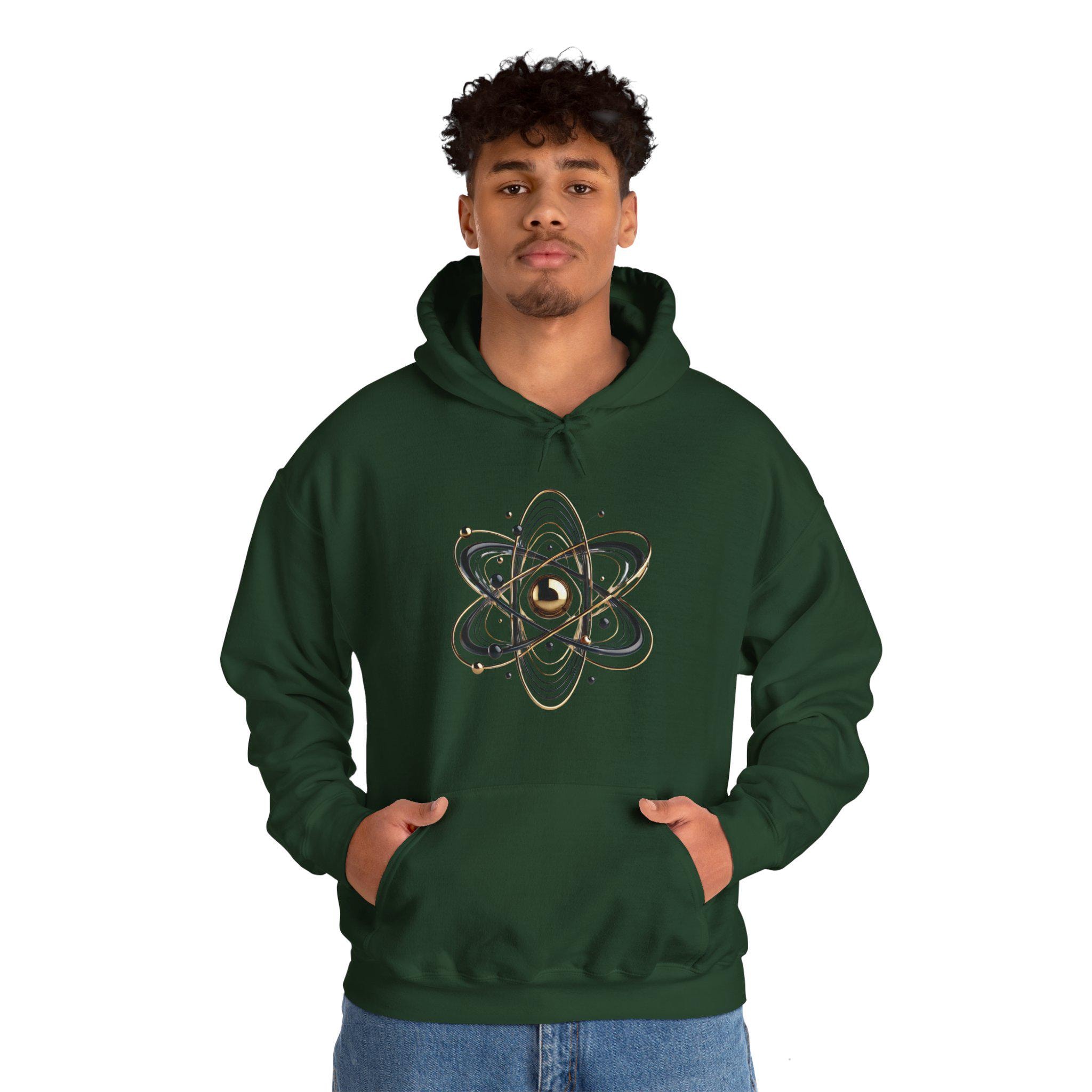 Atom Pattern Fantasy Hoodie, Sci-fi Sweatshirt, Redesign Science ...
