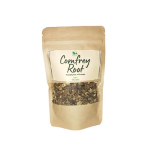 Organic Comfrey Root: Dried Herbal Tea for DIY Wellness