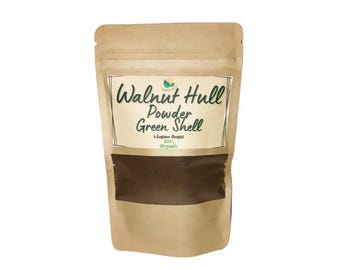 Organic Walnut Hull Powder: Natural Dye & Herbal Crafting