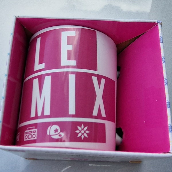 Little Mix Main Logo design White Pink Ceramic Coffee Mug Cup Band Official Rock off merchandise