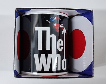 The Who -Pete Townshend Union Jack- ceramic mug - officially licensed - brand new- ROCK OFF